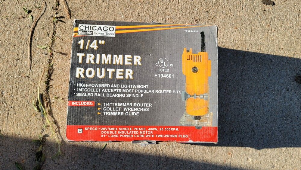 1/4" trimmer router