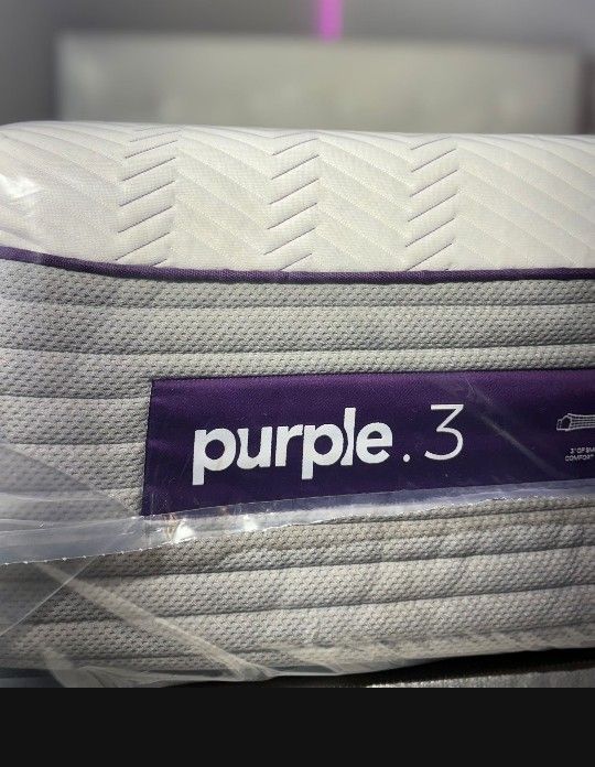 💥💥💥 $1200 California King Purple 3 Mattress Only $1200 💥💥💥