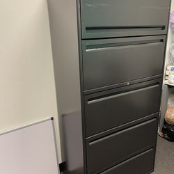 5 Drawer Lateral Filing Cabinet With Key Lock