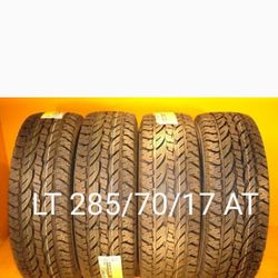 4 New Tires For Sale 285/70/17 LT MT 10 Ply Mud Terrain We Service Motorcycle Tires