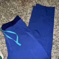 Figs Pants Mens Medium Scrub Axim 2.0 Cargo Denim PO1660 Scrub Bottoms T2001