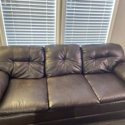Brown sofa / couch