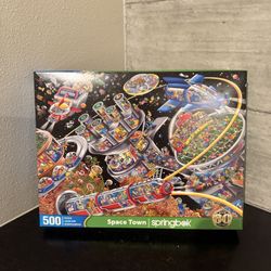 Springbok Space Town Puzzle 