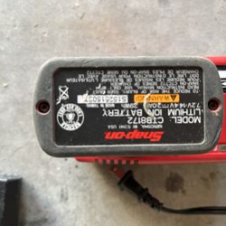 Snap On Cordless Drill Batteries And Charging Station