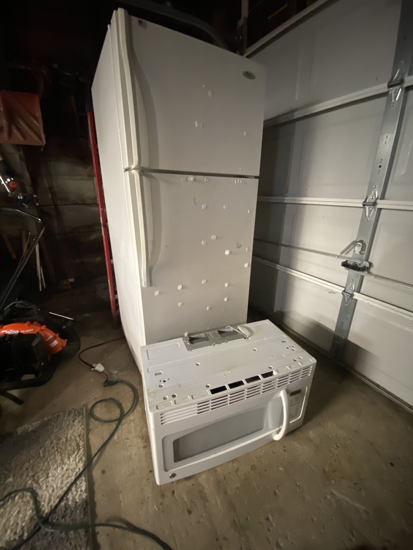 Refrigerator and microwave