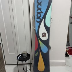 Burton Snowboard  And Carry Bag