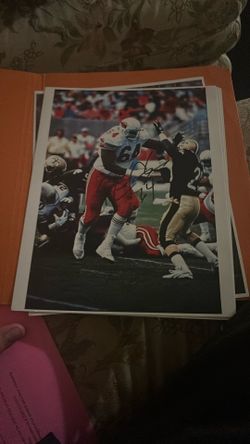 4 Official Autograph Of 4 Football Pros Old