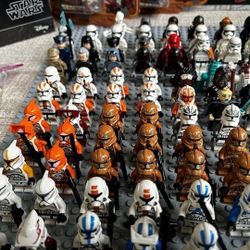 200 lego Star Wars minifigures