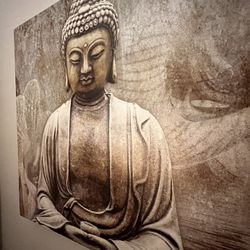Medium Sitting | Meditation Buddha | Stretched Canvas