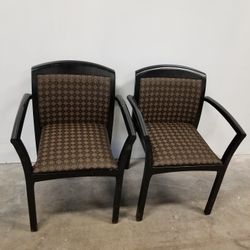 Black Office Chairs $100 (Good Condition) Pair