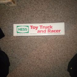 Hess Toy Truck And Racer 1991 Edition