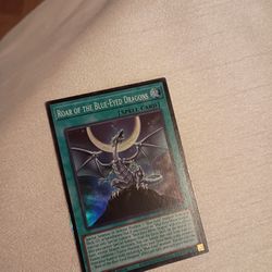 Yugioh Game Play Card Roar of the Blue-Eyed Dragons