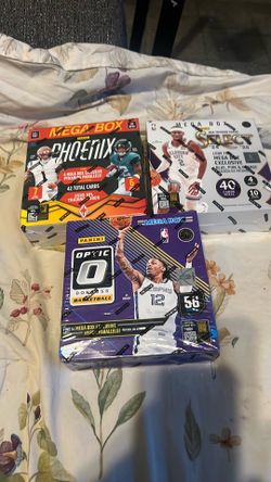 Panini mega box 2025 football, 2024/25 basketball