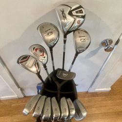 Left HYBRID Golf Clubs Set - NEW Grips - Hybrid Technology!
