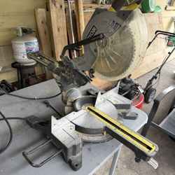 Ryobi 10 Inch Miter Sliding Saw With Led