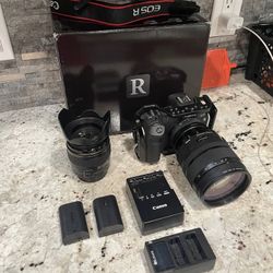 Canon Eos r Bundle 24-70mm 2.8 Sigma art & 85mm 1.8