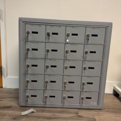 Surface Mounted Cell Phone Storage Lockers & Accessories