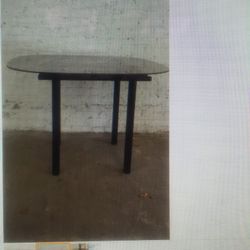 Table and glass