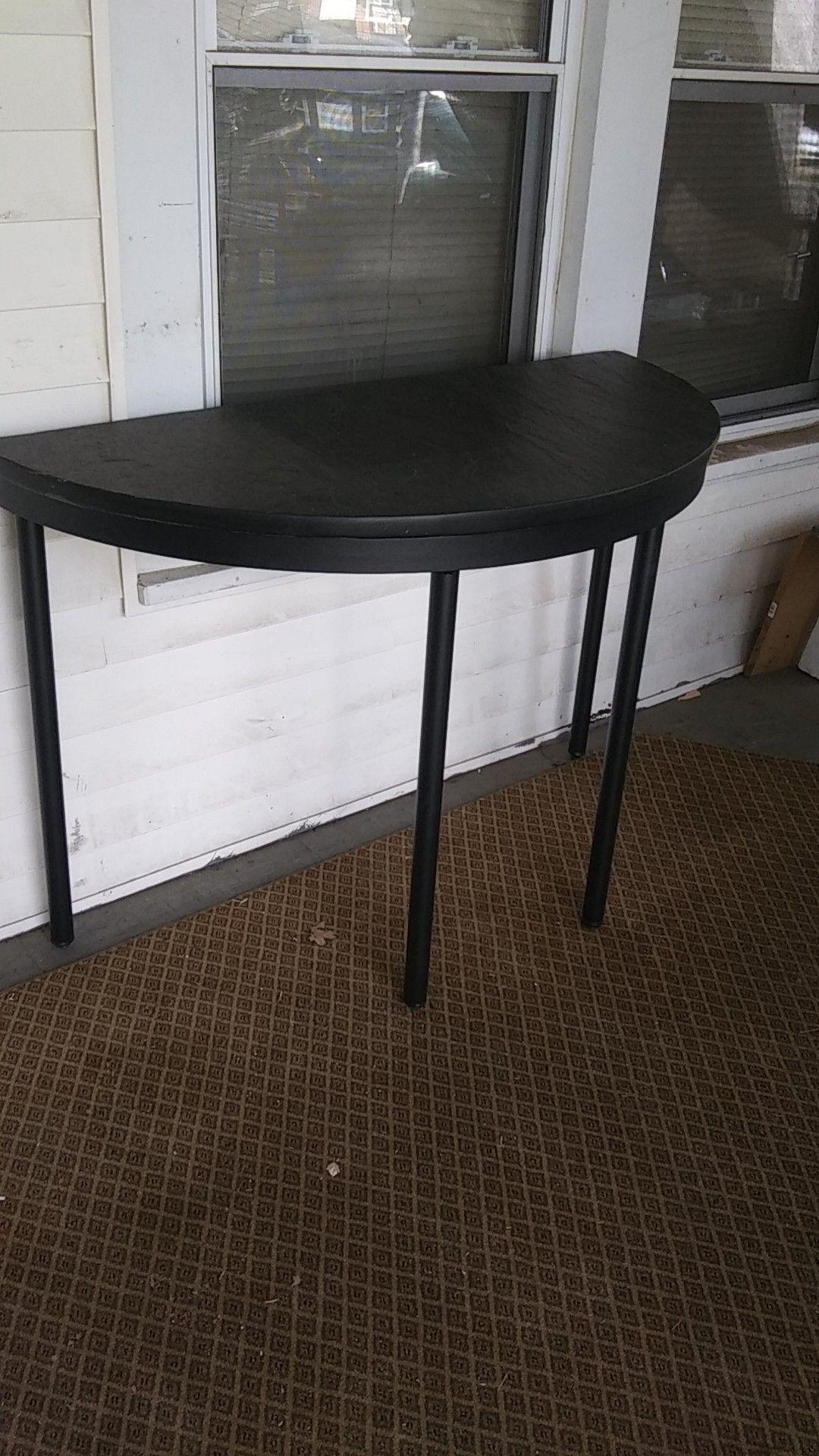 Super nice 50" wide real marble top table. Excellent condition!