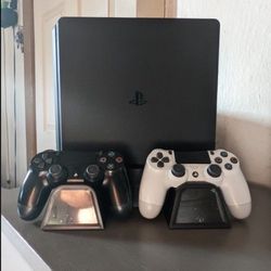 PS4 with Controllers 