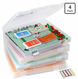 Clear Storage Containers / Teacher Supplies (New)