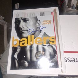 Dwayne (The Rock) Johnson autograph 8x10 w/ C.O.A