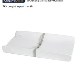 Munchkin® Secure Grip™ Contoured Baby Diaper Changing Pad for Dresser, Waterproof, 16" x 31"