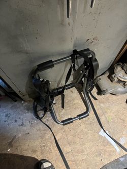 trunk-mounted 2-bike carrier rack