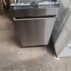 18 inch stainlesss steel dishwasher