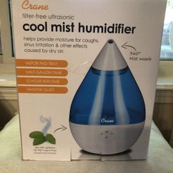 Crane Ultrasonic Cool Mist Humidifier