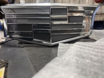 Black Cadillac Emblems In Monochrome Finish