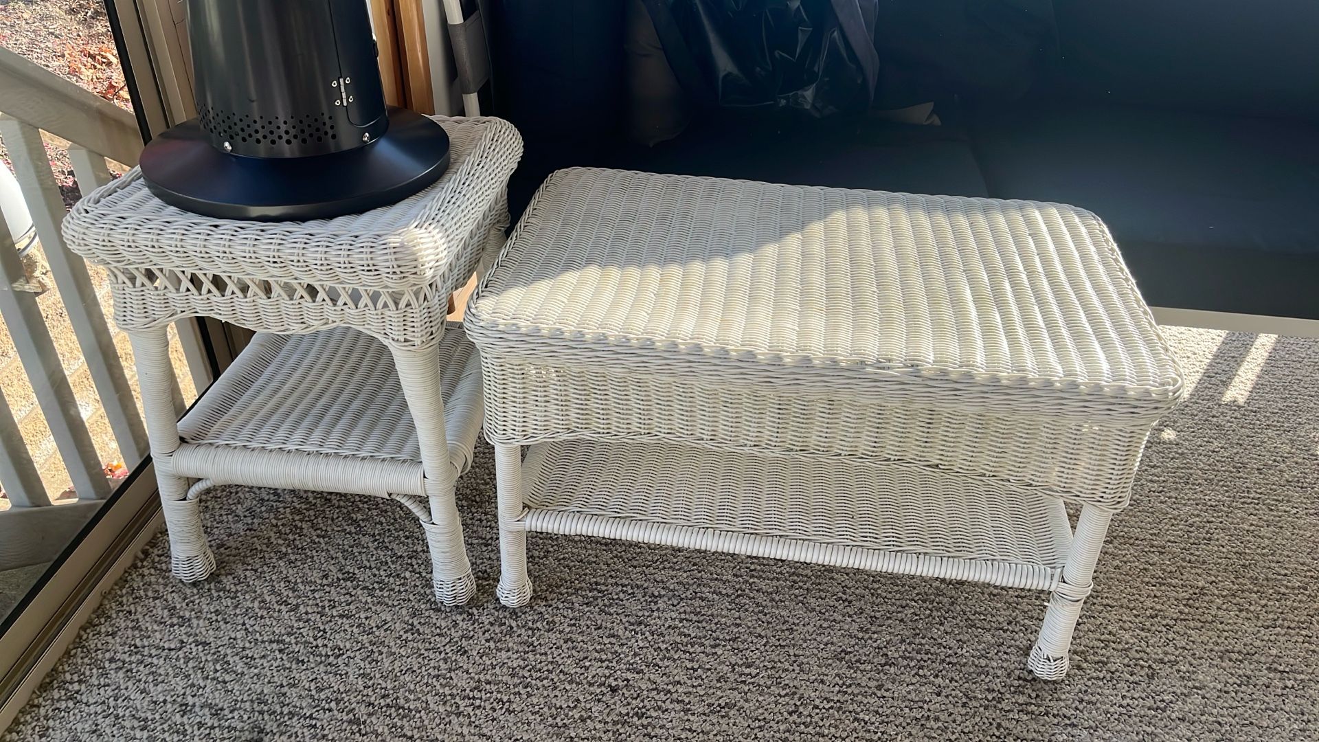 Wicker Coffee & End Tables Set 15101