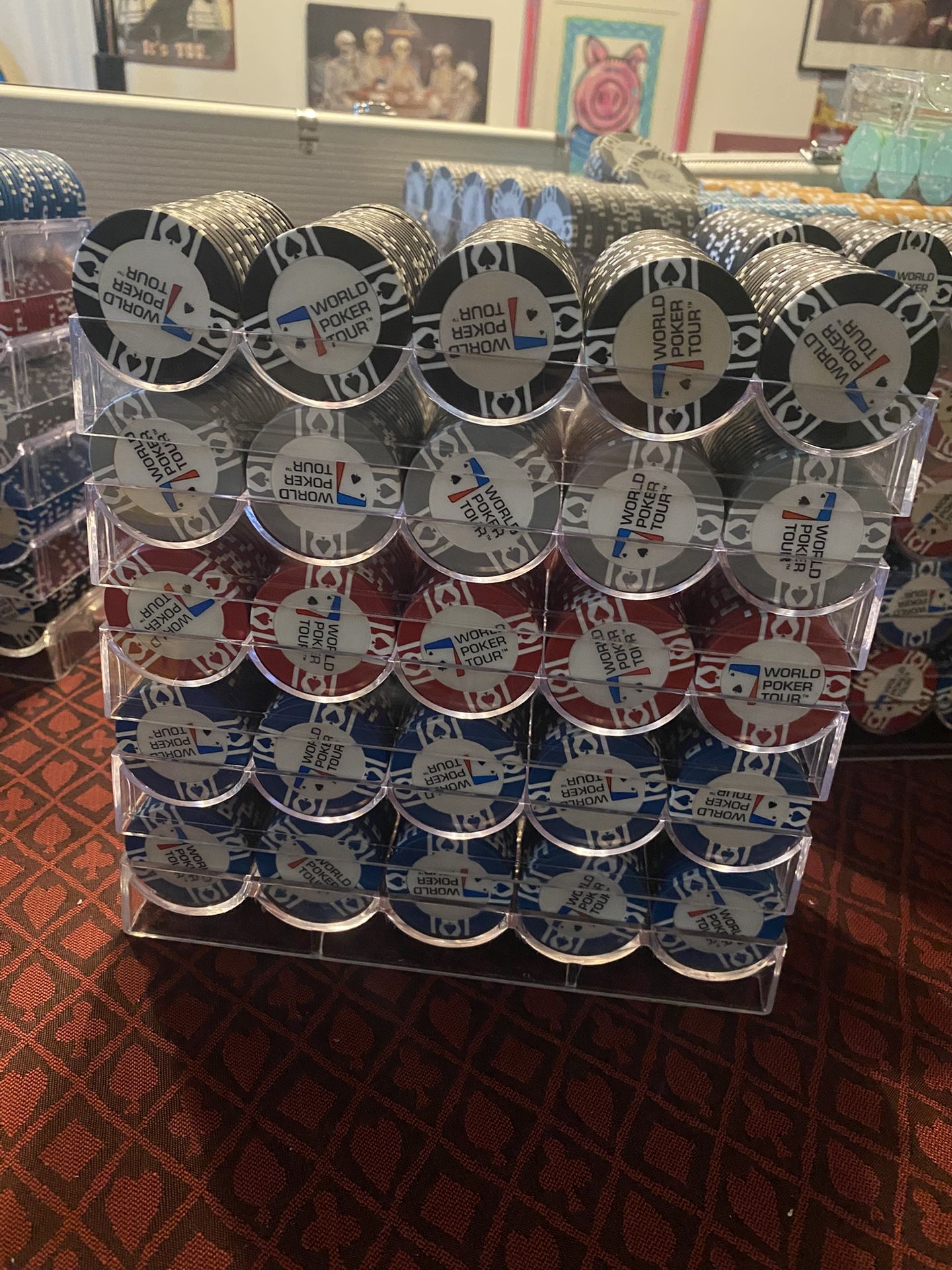 500 Pc World poker Tour Chip Set