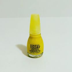 Sinful Colors Sheer Matte Nail Polish 2755 See-Through Citrine
