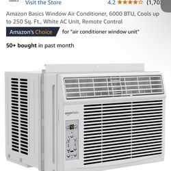 Window Air Conditioner, 6000 BTU