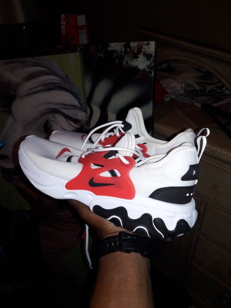 Nike react presto black/phantom/university red men's shoe online