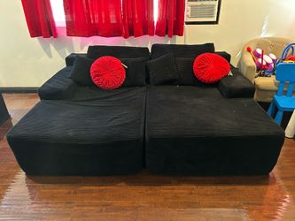 Black sofa