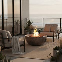 STONEBRIDGE 31-INCH CONCRETE FIRE PIT BOWL