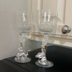Genuine Crystal  Wine Goblet Wedding Set 