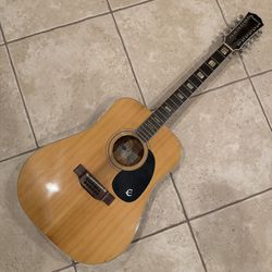 Epiphone FT-565 Acoustic 12-String Guitar 1970s RARE
