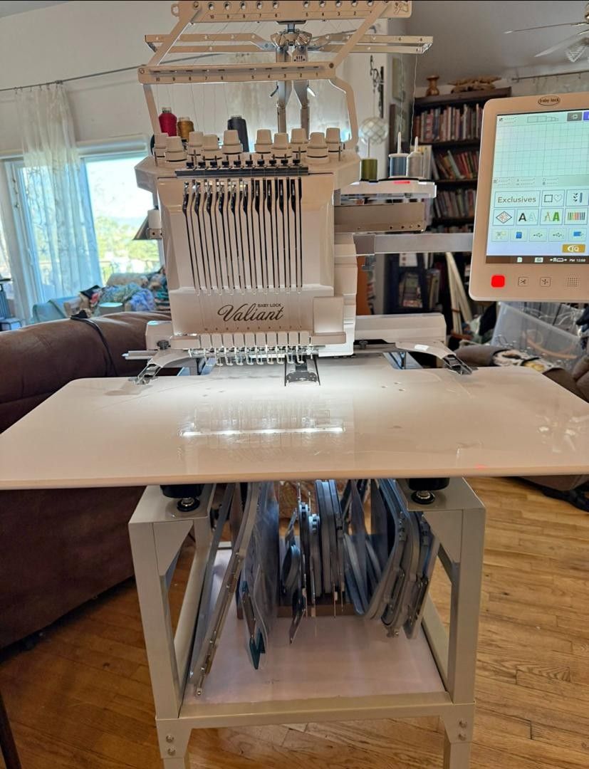 Babylock Valiant 10 needle Embroidery
Machine