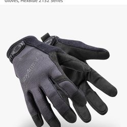 HexArmor Law Enforcement Search Safety Tacital Work Gloves, HexBlue 2132 Series