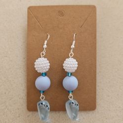 Handmade Glow In The Dark Seal Earrings