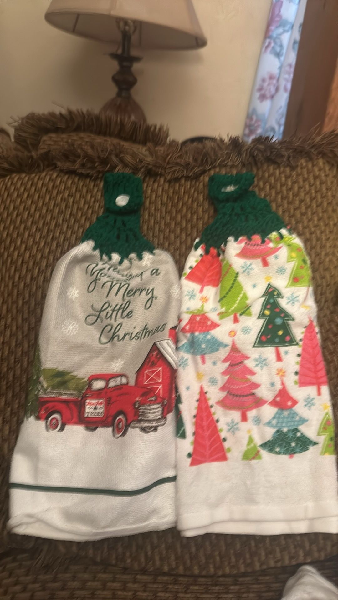 Handmade Christmas Towels On Full Towels