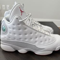 Nike Air Jordan 13 Retro White, True Red Wolf Gray