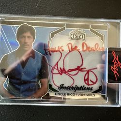 Uncle Rico/ Jon Gries Leaf Metal Inscriptions 25/100