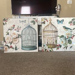 Very Large Wall Decor 2pcs.