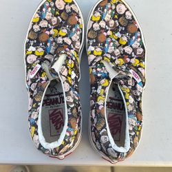 VANS PEANUTS SNOOPY Size 3 Kids