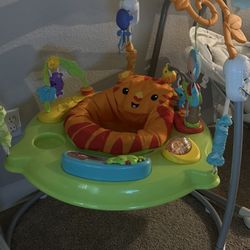 baby swing, walker & jumper 