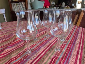 Set of 5 Tulip Cocktail/Wine Glasses